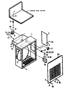 A-C Connection Panel Diagram and Parts List for 9303-0  Generac Generator