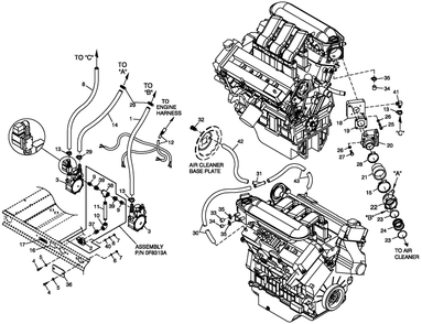 Fuel Nat.Gas C4 Diagram and Parts List for QT06030ANSN (4361373 - 5017502)(2008) Generac Generator