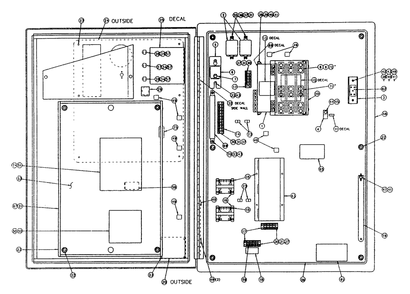 Part Location Diagram of 61520 Generac 9-Position Terminal Block