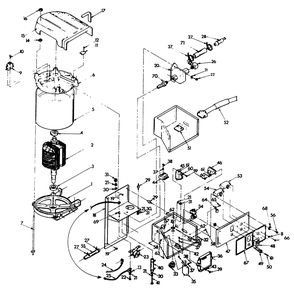 Generator And Panel Diagram and Parts List for 9121-3  Generac Generator