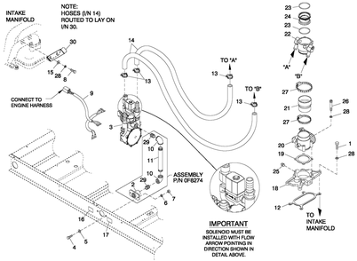 Fuel Nat. Gas And Lp Vapor 6.8l 4 Pole Diagram and Parts List for ET07068KNSN (6062090 - 6101378)(2010) Generac Generator