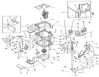 Sheet Metal Diagram and Parts List for 0803-2  Generac Generator