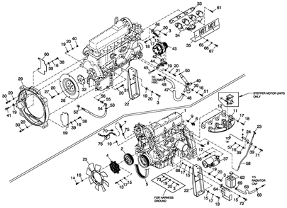 Ev Engine Common Parts 2.5l G3 Diagram and Parts List for 0050280 (3960659)(2004) Generac Generator
