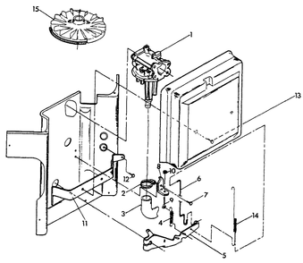 Natural Gas Carburetor Diagram and Parts List for 0863-0  Generac Generator