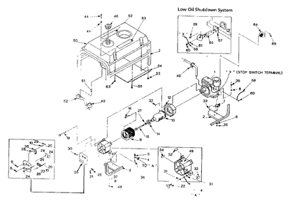 Generator Replacement Parts (10/95) Diagram and Parts List for 3ZC12D (9569-2)(9569-2) Generac Generator
