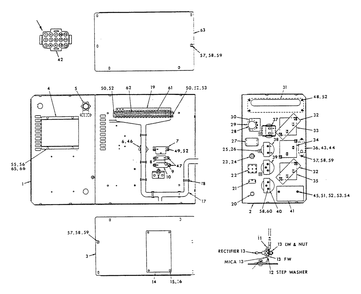 Control Panel Diagram and Parts List for 9301-3  Generac Generator