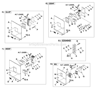 Cpl C2 And C4 Flex Hsb (4) Diagram and Parts List for QT04524GNSN (4795891)(2007) Generac Generator