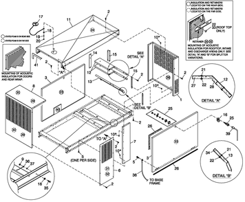 Enclosure C2 Diagram and Parts List for ET04524JNSN (5708899)(2009) Generac Generator