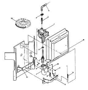 Gasoline Fuel Carburetor Diagram and Parts List for 9007-0  Generac Generator