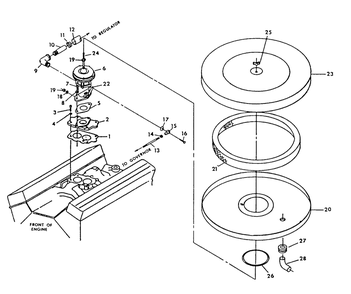 Natural Gas Carburetor Diagram and Parts List for 9303-2  Generac Generator