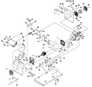 Generator 1 Diagram and Parts List for 0053300 (4718218 - 4869708)(2007) Generac Generator