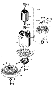 Alternator Diagram and Parts List for 6245-6  Generac Generator