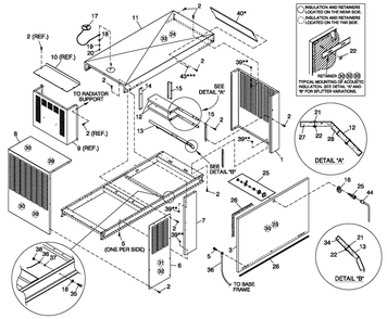 Enclosure C2 Diagram and Parts List for 0052220 (4342931 - 5326657)(2014) Generac Generator