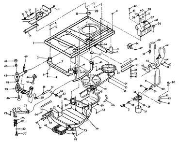 Base And Pulleys Diagram and Parts List for 9008-6  Generac Generator