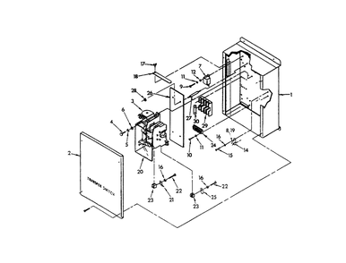 Transfer Switch Diagram and Parts List for 9008-9  Generac Generator