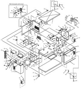 Enclosure Diagram and Parts List for 0046730 (367600 - 3786968)(2014) Generac Generator