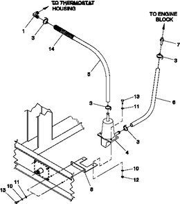 Ev Engine Coolant Heater Diagram and Parts List for 0047490 (3650293 - 3651545)(2002) Generac Generator