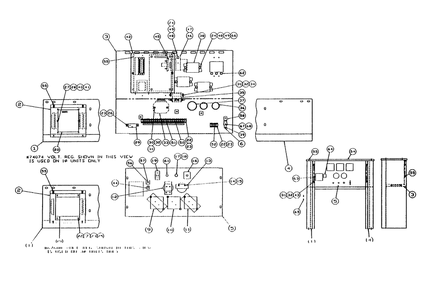 Control Panel Diagram and Parts List for 0448-0  Generac Generator