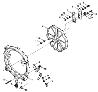 Part Location Diagram of 53196 Generac Hub, Rotor