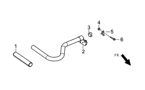 Handle Diagram and Parts List for 005939-5  Generac Generator