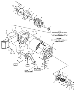 Generator (Part 2) Diagram and Parts List for 9134-2  Generac Generator