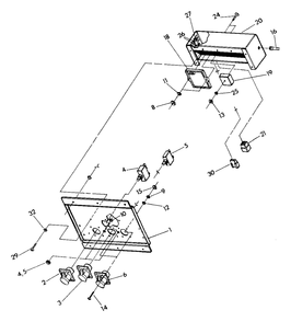 Control Panel (10/95) Diagram and Parts List for EC4000D (9219-0)(9219-0) Generac Generator