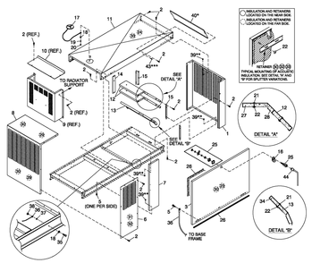 Enclosure C2 Diagram and Parts List for 0052260 (0005V08705)(2005) Generac Generator