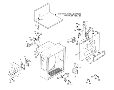 A-C Connection Panel Diagram and Parts List for 9156-0  Generac Generator