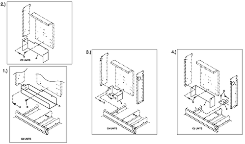 C4 Cb Connection Box Shielding C2/C4 Diagram and Parts List for 0052591 (4407937 - 4789440)(2007) Generac Generator
