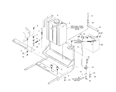 Part Location Diagram of 1365-3364 Generac Battery, 12 Volts
