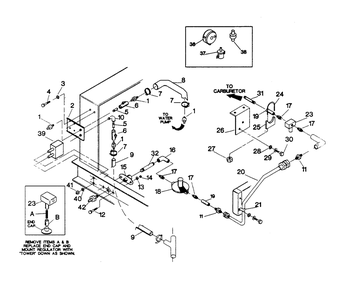 Lp Gas Fuel System Diagram and Parts List for 9657-2  Generac Generator