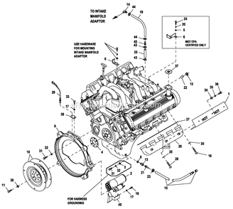 Ev Engcomprt R/H 6.8 (Cpl) Diagram and Parts List for HT13068JNAC (7642346)(2012) Generac Generator