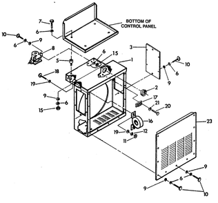 Ev Ac Control Panel Diagram and Parts List for 0009152 (2172973 - 3218293)(2014) Generac Generator