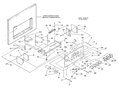 Control Panel Diagram and Parts List for 9413-0  Generac Generator