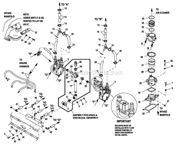 Ev Fuel 6.8 130/150 Ng Cpl Ems Diagram and Parts List for HT13068JNAC (7642346)(2012) Generac Generator