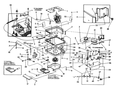 Part Location Diagram of 74260-103 Generac Unit Ground Strap