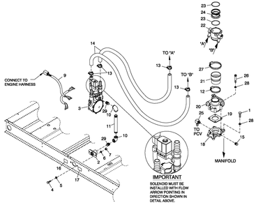 Fuel Nat. Gas And Lp Vapor Diagram and Parts List for QT05554ANSN (4169523 - 4188696)(2005) Generac Generator