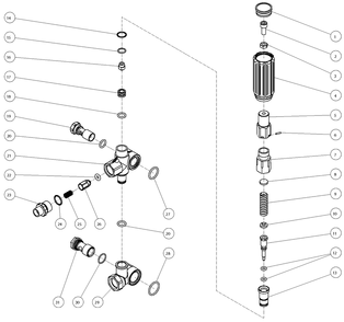 Ev Unloader Assy - Vr 3/B Diagram and Parts List for 0062290 (6969781F - 6971309F)(2012) Generac Generator