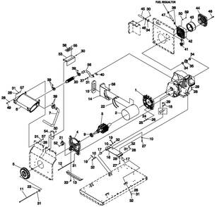 Engine 5 Diagram and Parts List for 0052960 (2106V18948)(2006) Generac Generator