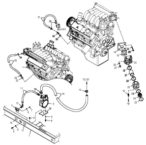 Fuel System Diagram and Parts List for 0049481 (3783626 - 3915123)(2004) Generac Generator