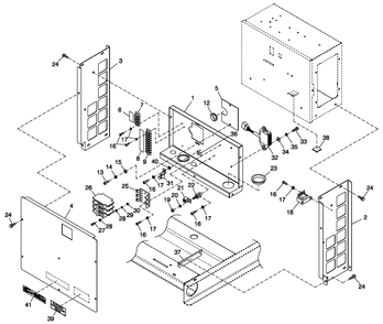 Connection Box Spl Parts Diagram and Parts List for QT02516ANAN (4528329 - 4646738)(2006) Generac Generator