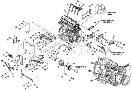 Ev Eng Comprt 2.4l G2 Turbo 60kw Diagram and Parts List for HG06024KVAX (50065059)(2015) Generac Generator