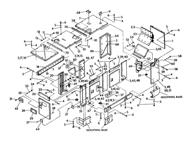 Part Location Diagram of 81773F Generac Front Sound Barrier