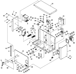Ev Control Panel 2.5l 20/25kw Bq3 Diagram and Parts List for QT02025AVAN (4168434 - 4185284)(2005) Generac Generator