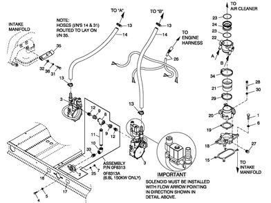 Ev Fuelsys Lpv 6.8 100/130/150 Diagram and Parts List for QT08054ANSNA (5981037 - 5981038)(2010) Generac Generator