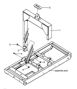 Center Lift Diagram and Parts List for 9399-3  Generac Generator