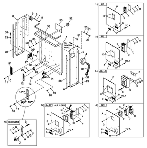 Cpl C2 And C4 Flex Hsb Diagram and Parts List for 0052230 (4332300 - 4332311)(2005) Generac Generator