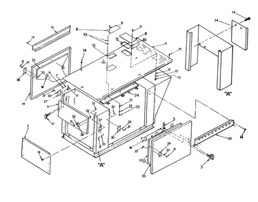 Compartment Diagram and Parts List for 9172-2  Generac Generator