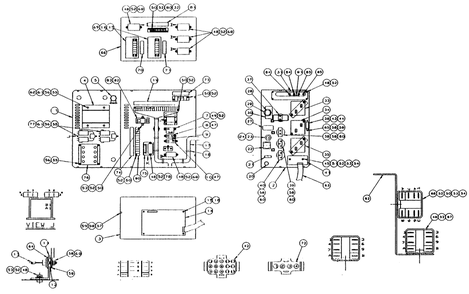 Control Console Diagram and Parts List for 9657-3  Generac Generator