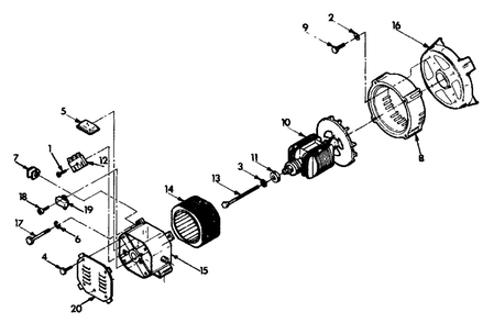 A-C Generator Diagram and Parts List for R4000D (9014-1)(9014-1) Generac Generator